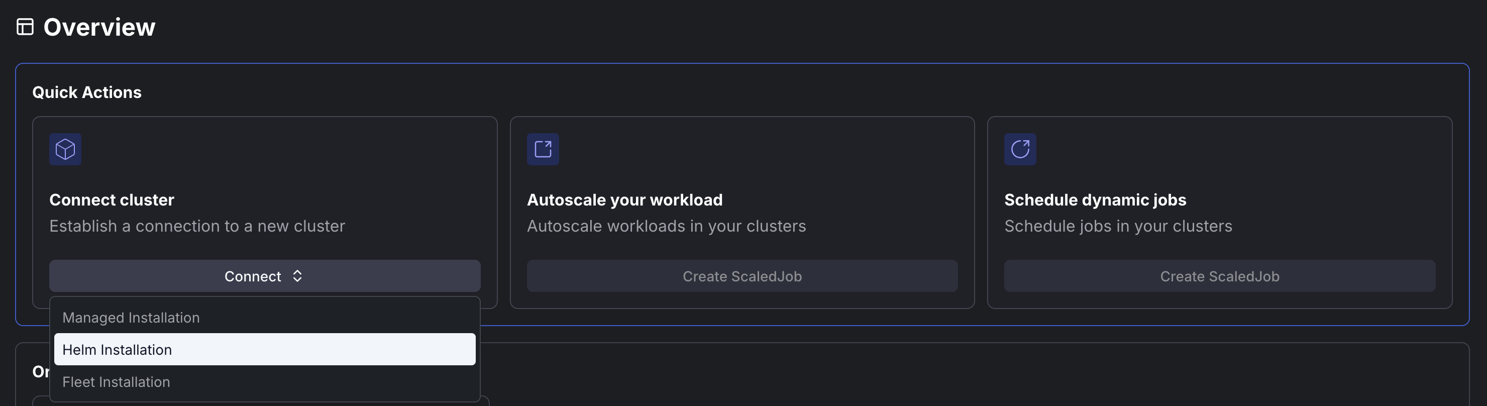 Kedify Service Cluster View
